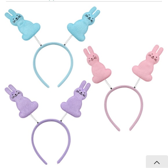 Easter Bunny Ears Headband - Blue Purple & Pink NEW - Picture 2 of 2